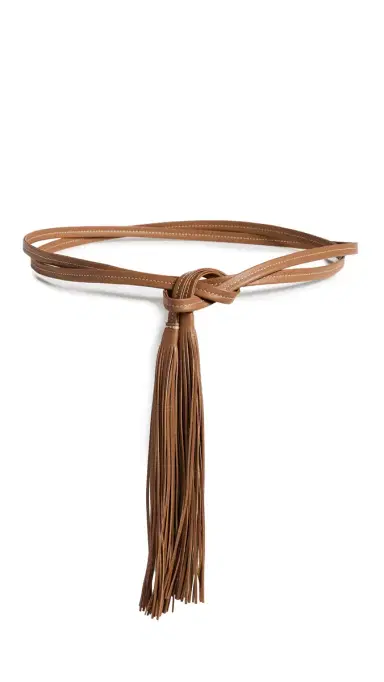 B-Low The Belt Coraline Fringe Wrap Belt Cuoio One Size | Thumbnail 6