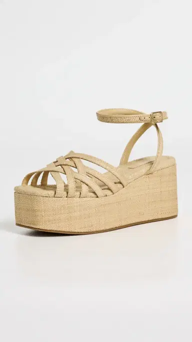 Loeffler Randall Channing Platform Sandals Natural 7 | Thumbnail 2 Loeffler Randall Channing Platform Sandals Natural 7 | Thumbnail 2