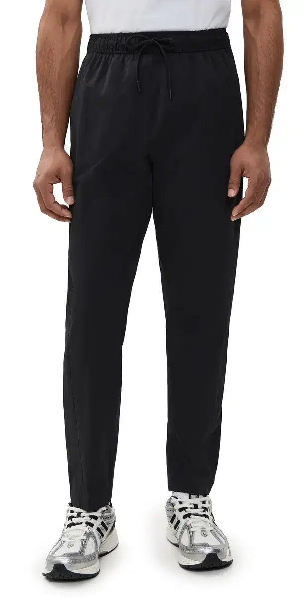 REIGNING CHAMP Nylon Oxford Team Slim Pants Black