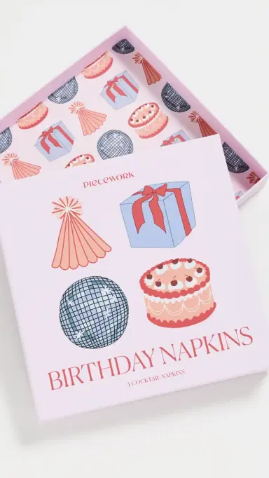 Piecework Puzzles Birthday Napkins | Thumbnail 4