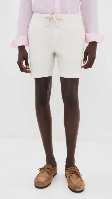 Orlebar Brown Alex Garment Dyed Shorts Latte | Thumbnail 2