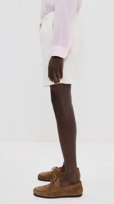 Orlebar Brown Alex Garment Dyed Shorts Latte | Thumbnail 4