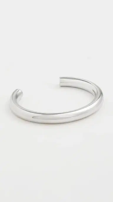 Jennifer Fisher Natasha Cuff Rhodium One Size | Thumbnail 2