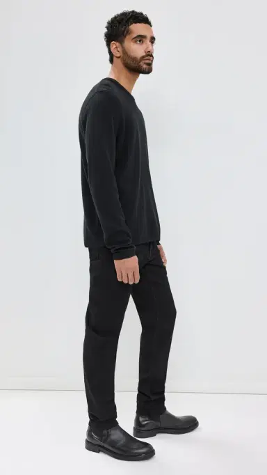 rag & bone Harvey Crew Black | Thumbnail 4
