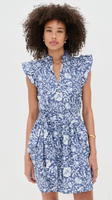 Marea Liz Dress Indigo Blossom | Thumbnail 2 Marea Liz Dress Indigo Blossom | Thumbnail 2