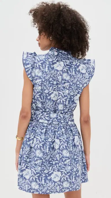Marea Liz Dress Indigo Blossom | Thumbnail 3 Marea Liz Dress Indigo Blossom | Thumbnail 3