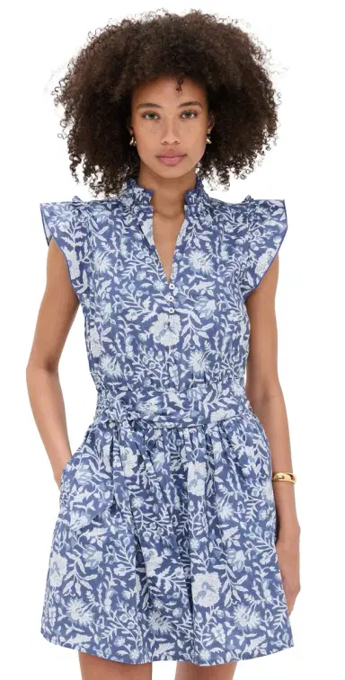 Marea Liz Dress Indigo Blossom | Thumbnail 1 Marea Liz Dress Indigo Blossom | Thumbnail 1