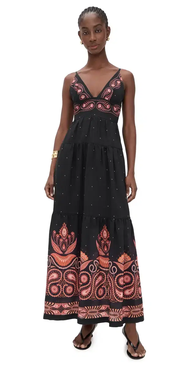Sabina Musayev Valor Dress Black Print