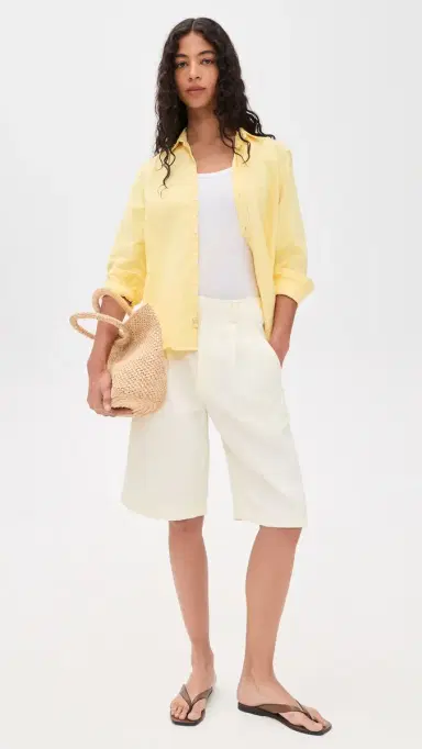 FRANK & EILEEN Relaxed Button-Up Shirt Lemon | Thumbnail 5 FRANK & EILEEN Relaxed Button-Up Shirt Lemon | Thumbnail 5