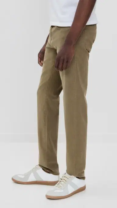 Frame L'Homme Slim Twill Jeans Dark Tan 34 | Thumbnail 4