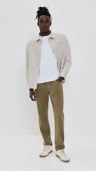 Frame L'Homme Slim Twill Jeans Dark Tan 34 | Thumbnail 5