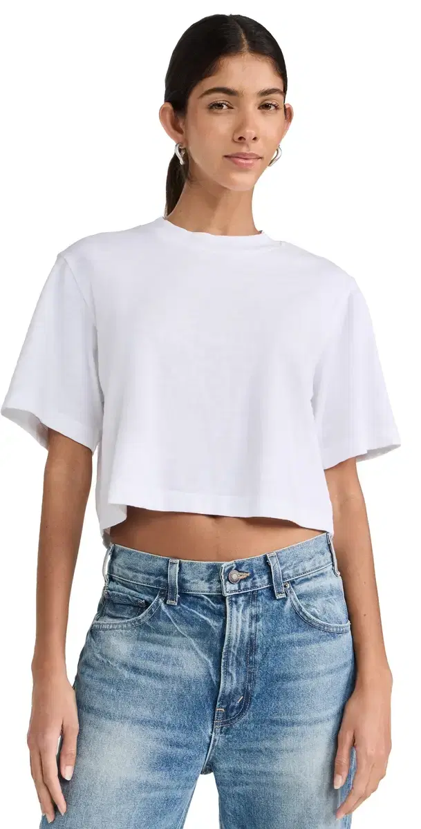 The Tokyo Crop Tee White