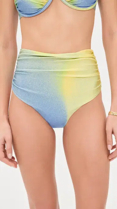 Simkhai Teya High Waisted Bikini Bottoms | Thumbnail 2 Simkhai Teya High Waisted Bikini Bottoms | Thumbnail 2