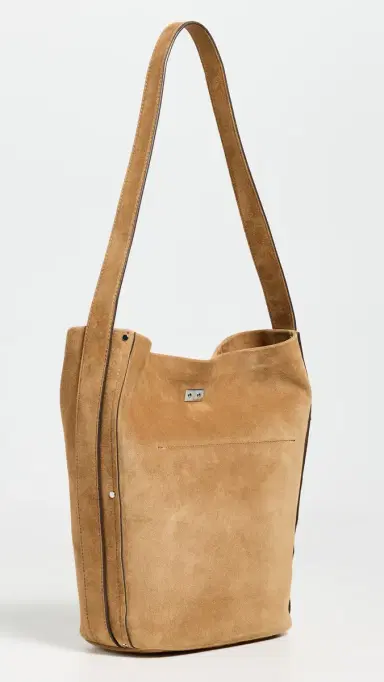 Tory Burch Suede Slim Bucket Bag | Thumbnail 4 Tory Burch Suede Slim Bucket Bag | Thumbnail 4