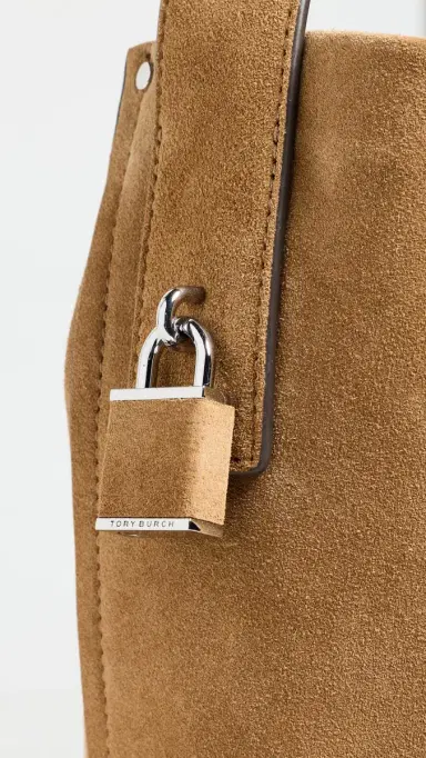 Tory Burch Suede Slim Bucket Bag | Thumbnail 5 Tory Burch Suede Slim Bucket Bag | Thumbnail 5