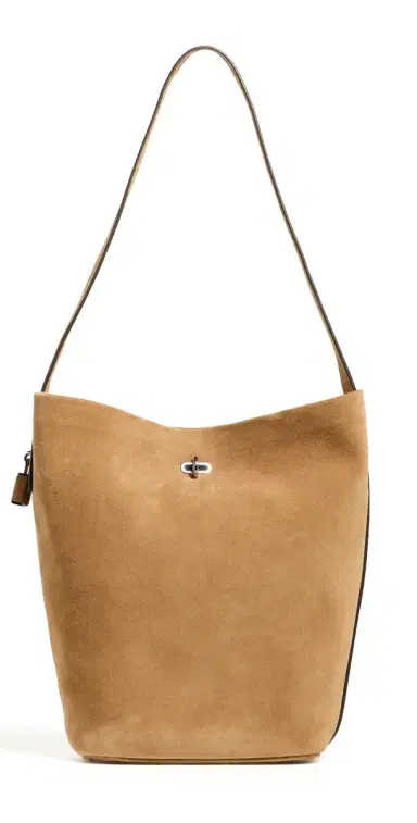 Tory Burch Suede Slim Bucket Bag | Thumbnail 1 Tory Burch Suede Slim Bucket Bag | Thumbnail 1