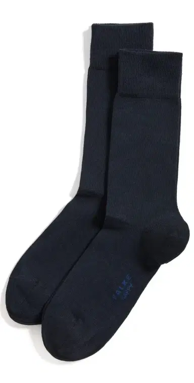 Falke Happy 2 Pack Socks Dark Navy | Thumbnail 1 Falke Happy 2 Pack Socks Dark Navy | Thumbnail 1