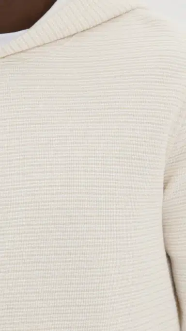 Vince Varigated Striped Double Face Hoodie Baja and/Natural | Thumbnail 6