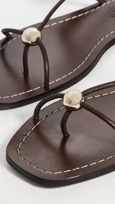 Loeffler Randall Lara Strappy Flat Sandals Espresso | Thumbnail 6 Loeffler Randall Lara Strappy Flat Sandals Espresso | Thumbnail 6