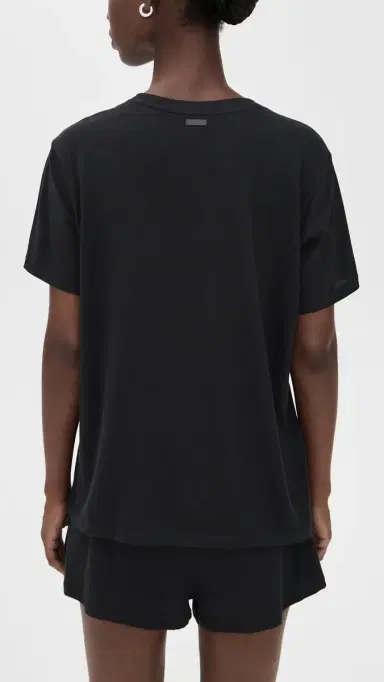 Lunya Pima Tee Short Set Black | Thumbnail 3
