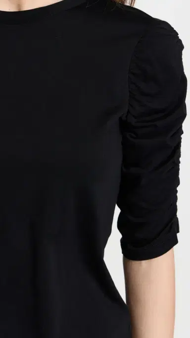 Veronica Beard Jean Waldorf Tee Black | Thumbnail 6