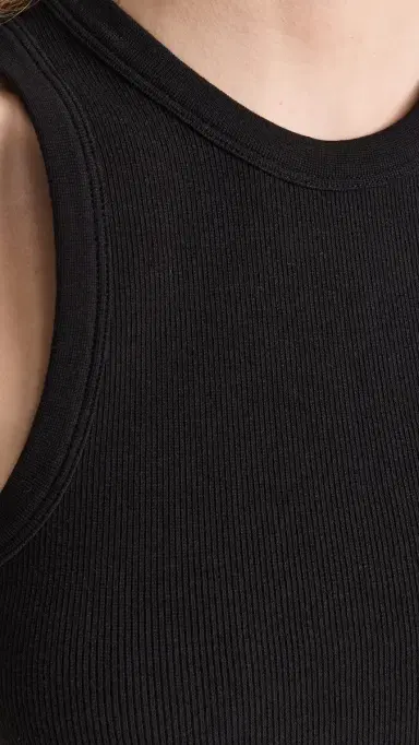 Sold Out NYC The Not So Basic Tank in Black Black S | Thumbnail 6