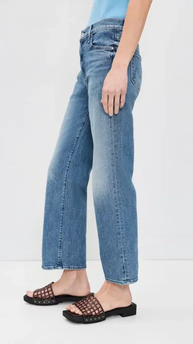 Mother Petite Lil Kick It Ankle Jeans Birds Gone Wild 31 | Thumbnail 4