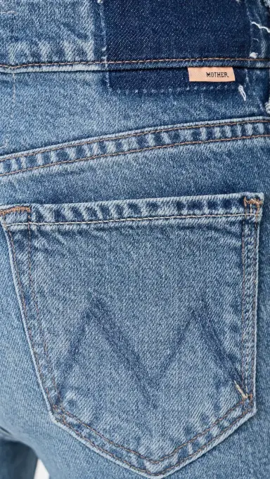 Mother Petite Lil Kick It Ankle Jeans Birds Gone Wild 31 | Thumbnail 6
