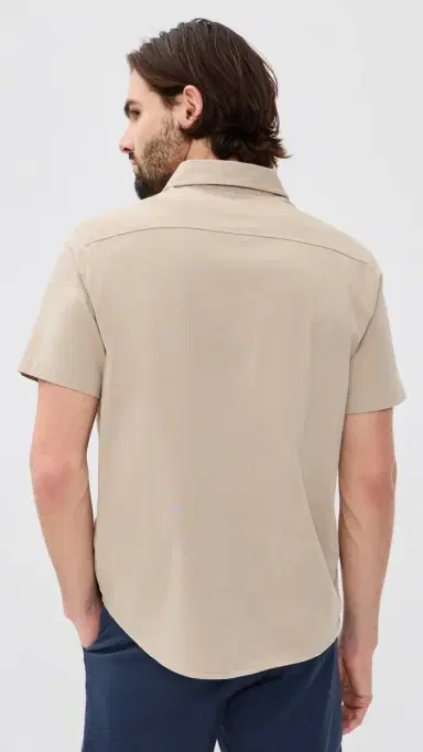 Fair Harbor The altaire Short Sleeve Shirt hell | Thumbnail 3