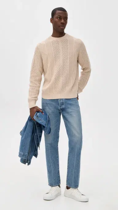 Aaron Levine '90s Washed Denim Jeans Vintage Indigo 38 | Thumbnail 5