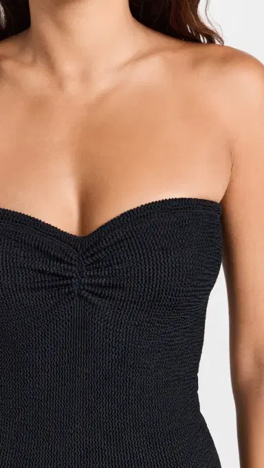 Hunza G Brooke Swim One Piece Black One Size | Thumbnail 6