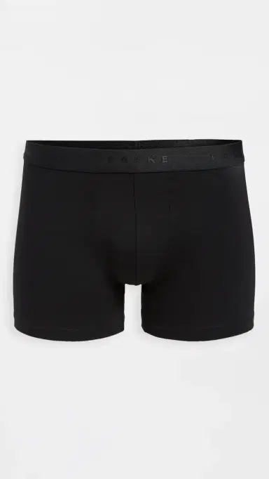 FALKE Cotton Boxer Briefs 2 Pack Black S | Thumbnail 3