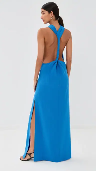 Proenza Schouler Faye Backless Twist Back Dress | Thumbnail 3 Proenza Schouler Faye Backless Twist Back Dress | Thumbnail 3