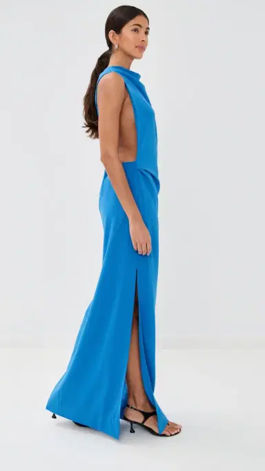 Proenza Schouler Faye Backless Twist Back Dress | Thumbnail 4 Proenza Schouler Faye Backless Twist Back Dress | Thumbnail 4