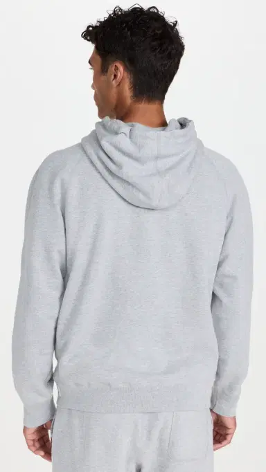REIGNING CHAMP Midweight Terry Standard Hoodie Heather Grey | Thumbnail 3 REIGNING CHAMP Midweight Terry Standard Hoodie Heather Grey | Thumbnail 3