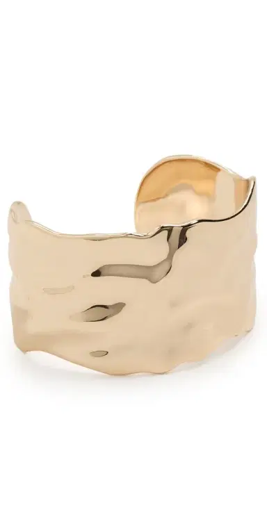 Ettika Thick Sculpted Cuff Gold One Size | Thumbnail 1