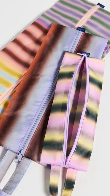 BAGGU 3D Zip Set Gradient Stripe One Size | Thumbnail 5