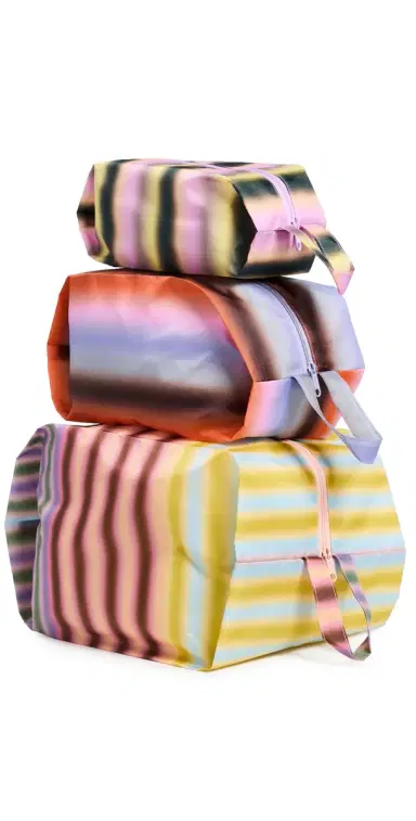 BAGGU 3D Zip Set Gradient Stripe One Size | Thumbnail 1
