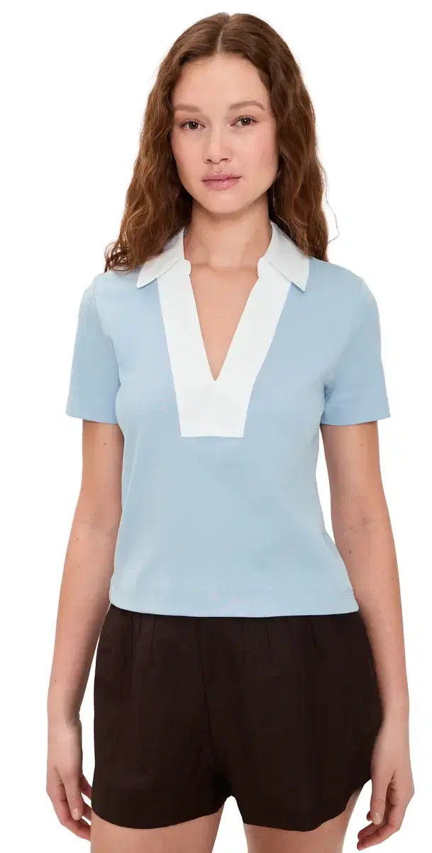 elanie Top Powder Blue