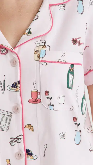 BedHead PJs Let's Do Brunch Shorty Pajama Set Let's Do Brunch | Thumbnail 6 BedHead PJs Let's Do Brunch Shorty Pajama Set Let's Do Brunch | Thumbnail 6