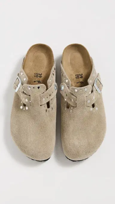 Birkenstock Boston Rivets Clogs Taupe 40 | Thumbnail 5