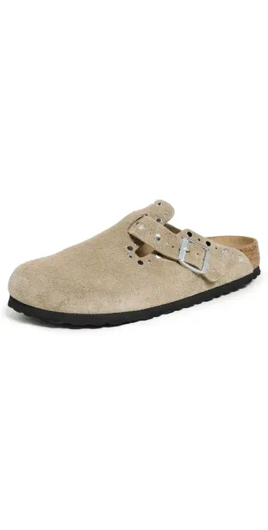 Birkenstock Boston Rivets Clogs Taupe 40 | Thumbnail 1