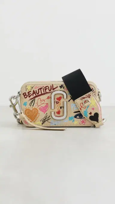 Marc Jacobs The Snapshot Bag Beige Multi One Size | Thumbnail 2 Marc Jacobs The Snapshot Bag Beige Multi One Size | Thumbnail 2
