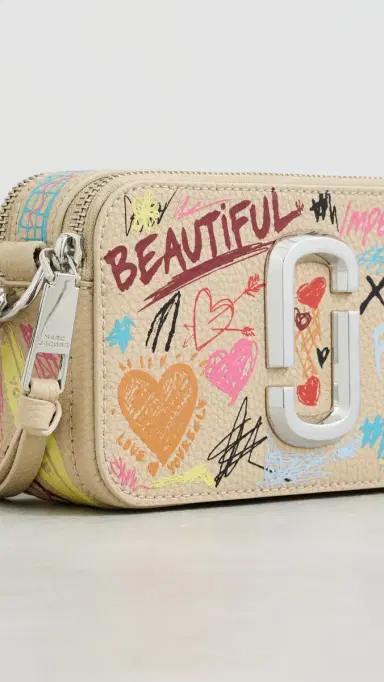 Marc Jacobs The Snapshot Bag Beige Multi One Size | Thumbnail 5 Marc Jacobs The Snapshot Bag Beige Multi One Size | Thumbnail 5