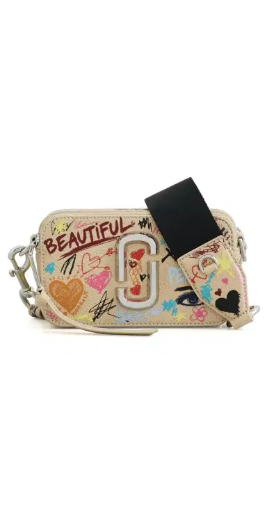 Marc Jacobs The Snapshot Bag Beige Multi One Size | Thumbnail 1 Marc Jacobs The Snapshot Bag Beige Multi One Size | Thumbnail 1