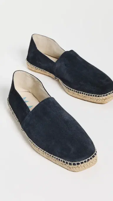 MANEBI Suede Square Toe Espadrilles Suede Patriot Blue 41 | Thumbnail 4 MANEBI Suede Square Toe Espadrilles Suede Patriot Blue 41 | Thumbnail 4