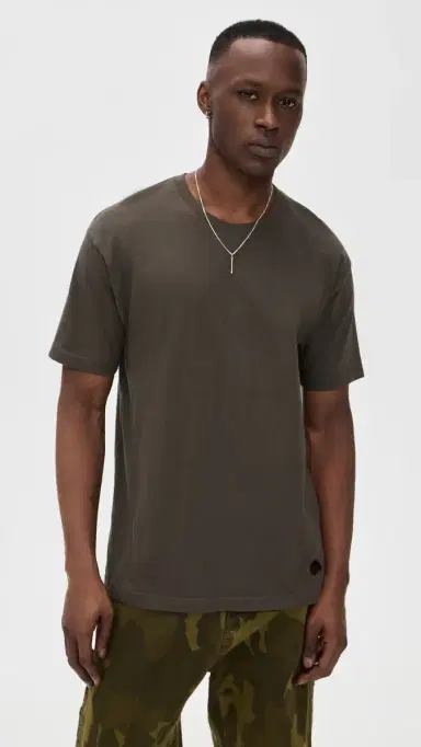 Aaron Levine Crew T-shirt Brown S | Thumbnail 2