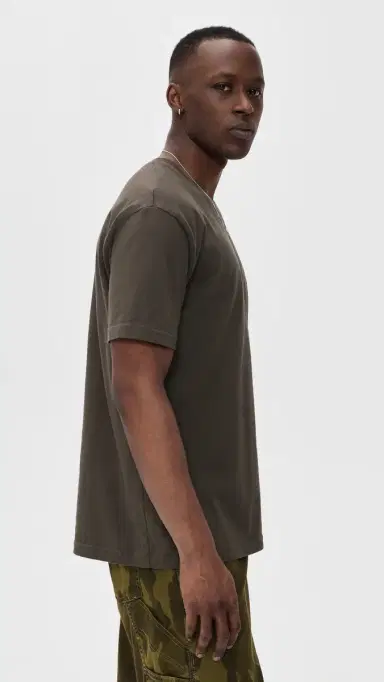 Aaron Levine Crew T-shirt Brown S | Thumbnail 4