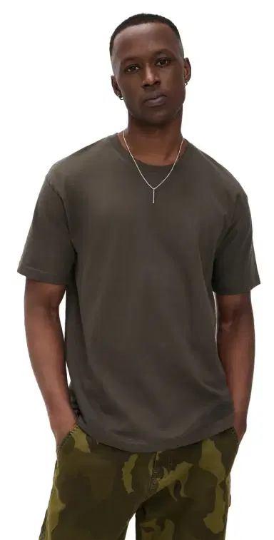 Aaron Levine Crew T-shirt Brown S | Thumbnail 1