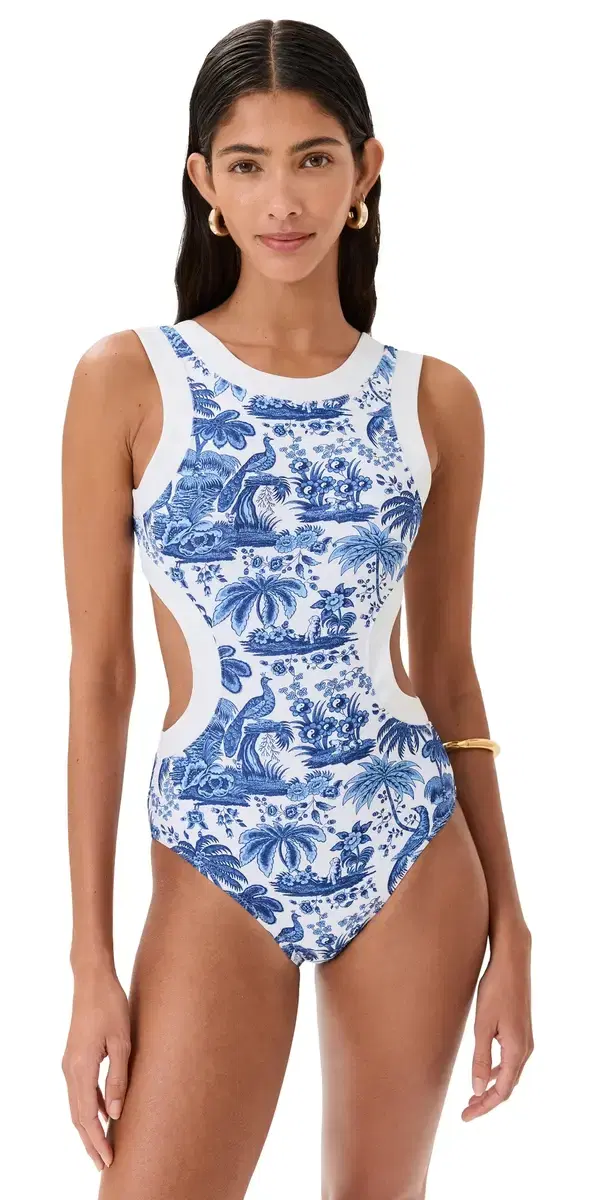 Dolce One Piece Blue Toile